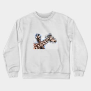 Giraffe Wild Animal Safari Africa Jungle_ Crewneck Sweatshirt